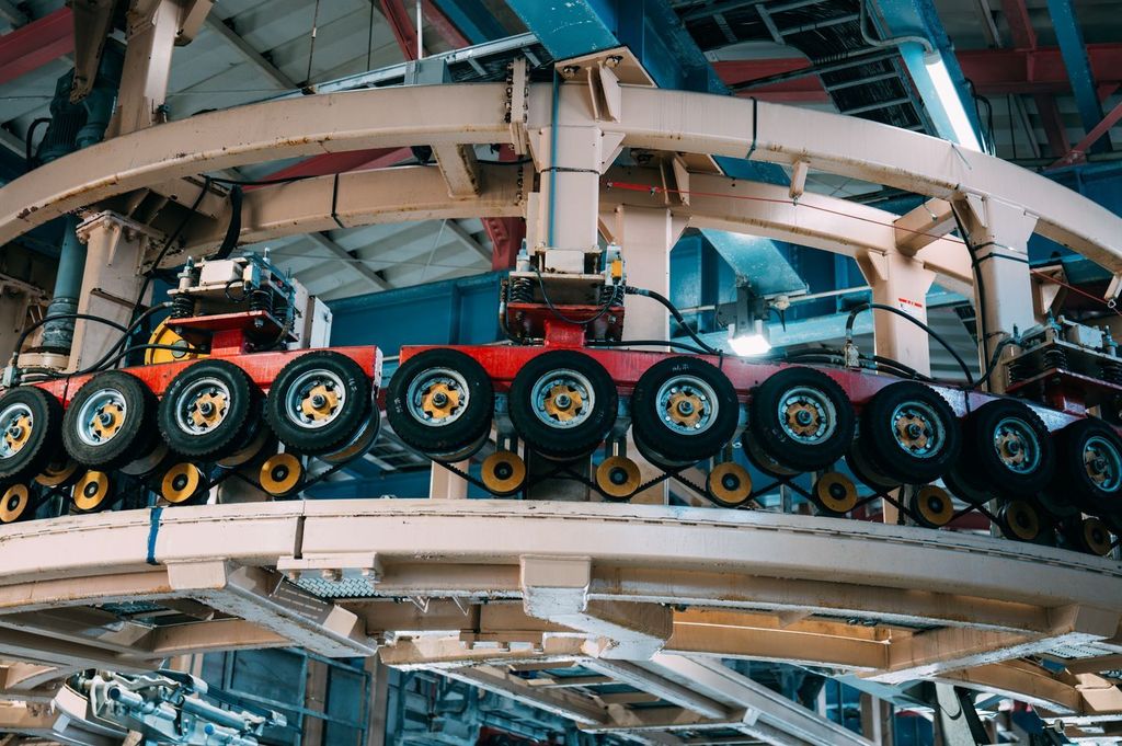 Machinery assembly line