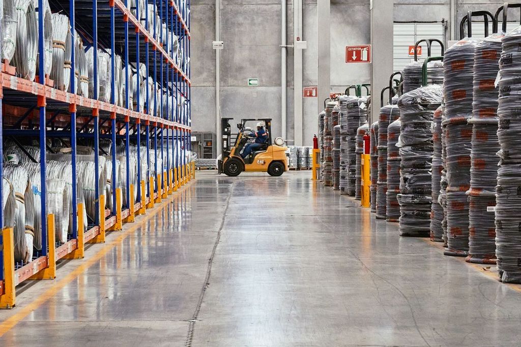Warehouse and yard