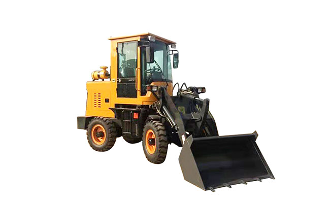 Mobile construction shovel transport master, small wheel loader appeared in the world
