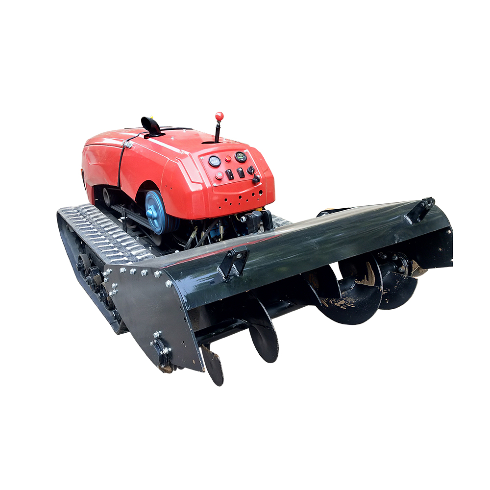 Remote control trencher backfill